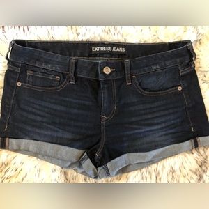 Express denim shorts